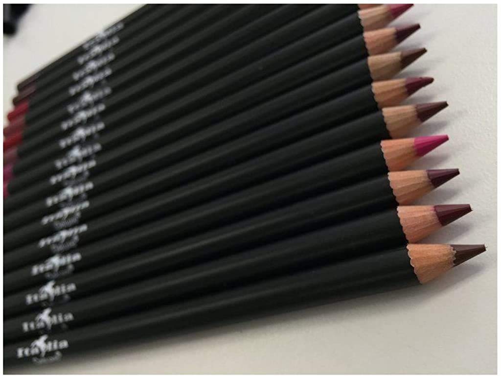 Italia Deluxe Ultra Fine Lip Liner set (Pack Of 12) Beauty & Personal Care Italia Deluxe