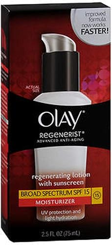 Olay Regenerist Regenerating Lotion Moisturizer with Sunscreen Broad Spectrum SPF 15, (2.5 FL.OZ) Beauty & Personal Care Olay