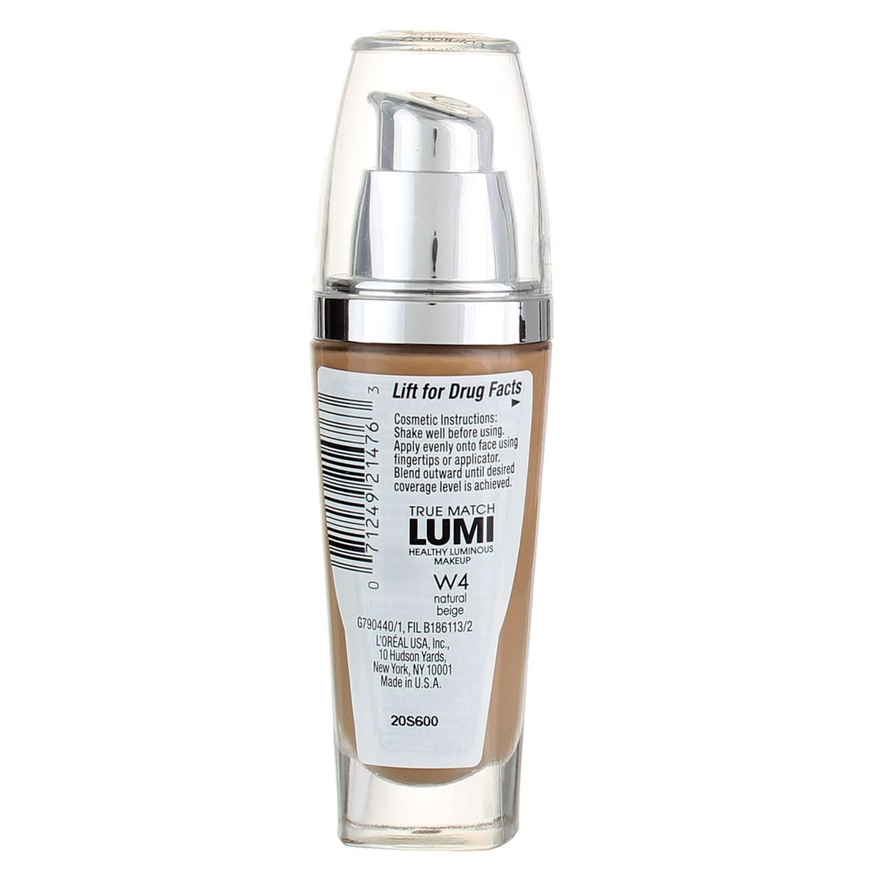 L'Oréal Paris True Match Lumi Healthy Luminous Makeup, W4 Natural Beige, 1 fl. oz. Beauty & Personal Care L'Oreal Paris