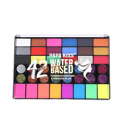 Water based colors painted body and face (WTCOLOR9) Beauty & Personal Care MayGirl