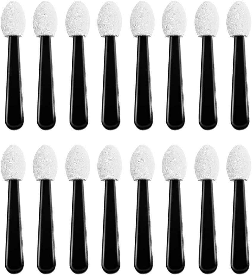 100 Pcs Small Eyeshadow Applicators Eyeshadow Brushes Eye Shadow Sponge Applicator Sticks Eye Makeup Applicators Sponge Tip Make up Applicators Beauty & Personal Care Fansoftiks