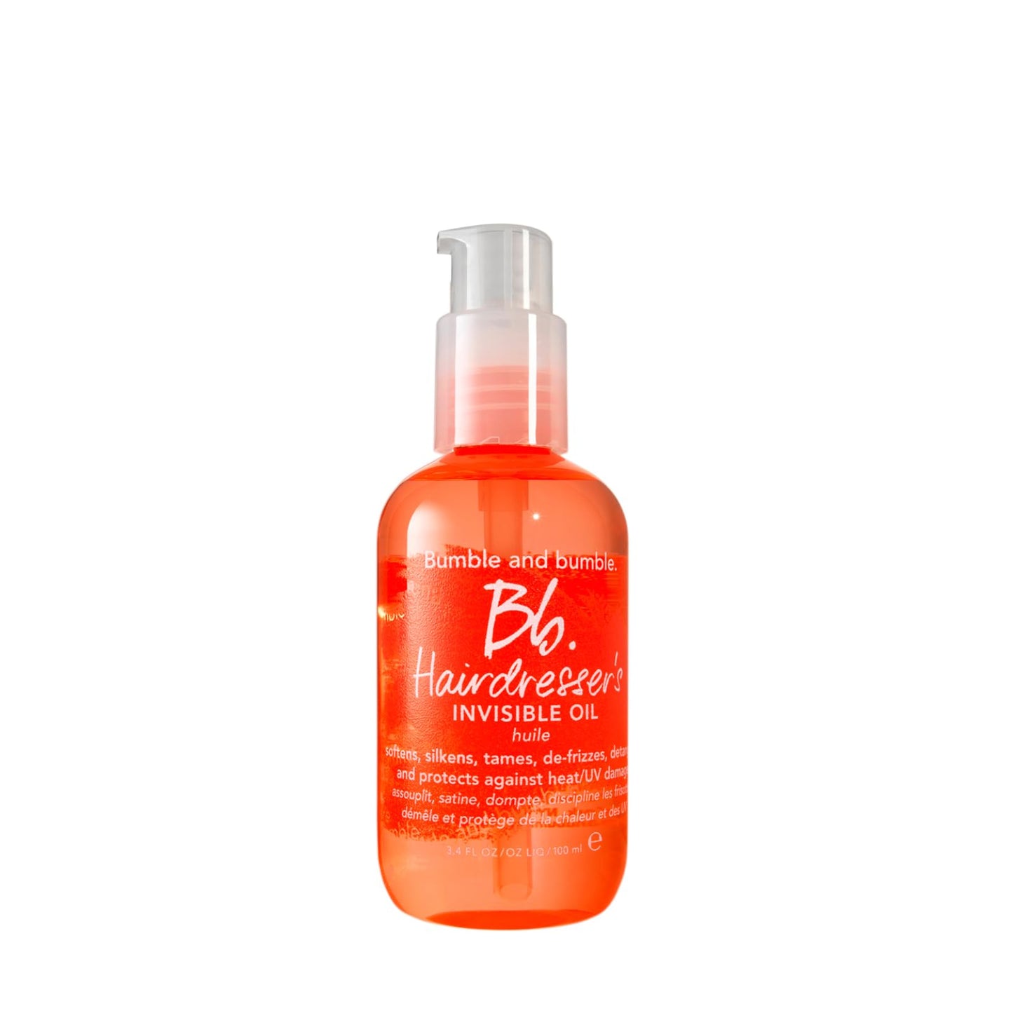 Bumble and bumble. Hairdresser's Invisible Oil Frizz-Reducing Hair Oil | Heat Protection, Frizz Control + Shine | Curly, Wavy, Straight | Beauty & Personal Care Bumble and bumble.