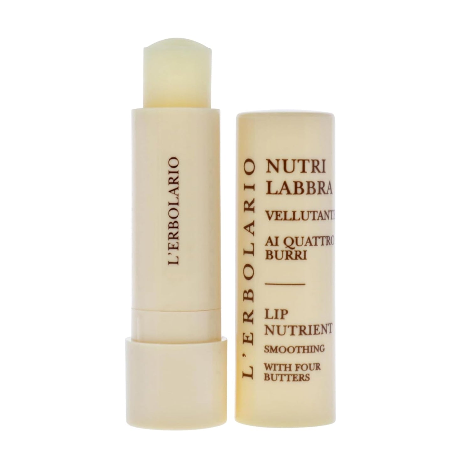 L'Erbolario Lip Nutrient - Smoothing Lip Stick with Four Butters - Softness and Suppleness for Lips - Moisturizing and Replenishing Lip Care - Lip Beauty and Personal Care L'Erbolario