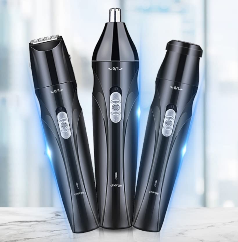 LEONYS Multifunctional Nose Hair Trimmer, Electric Shaver, Professional USB Rechargeable, Ear and Nose Hair Cleaning, Painless, Easy to Clean, Unisex Beauty and Personal Care LEONYS