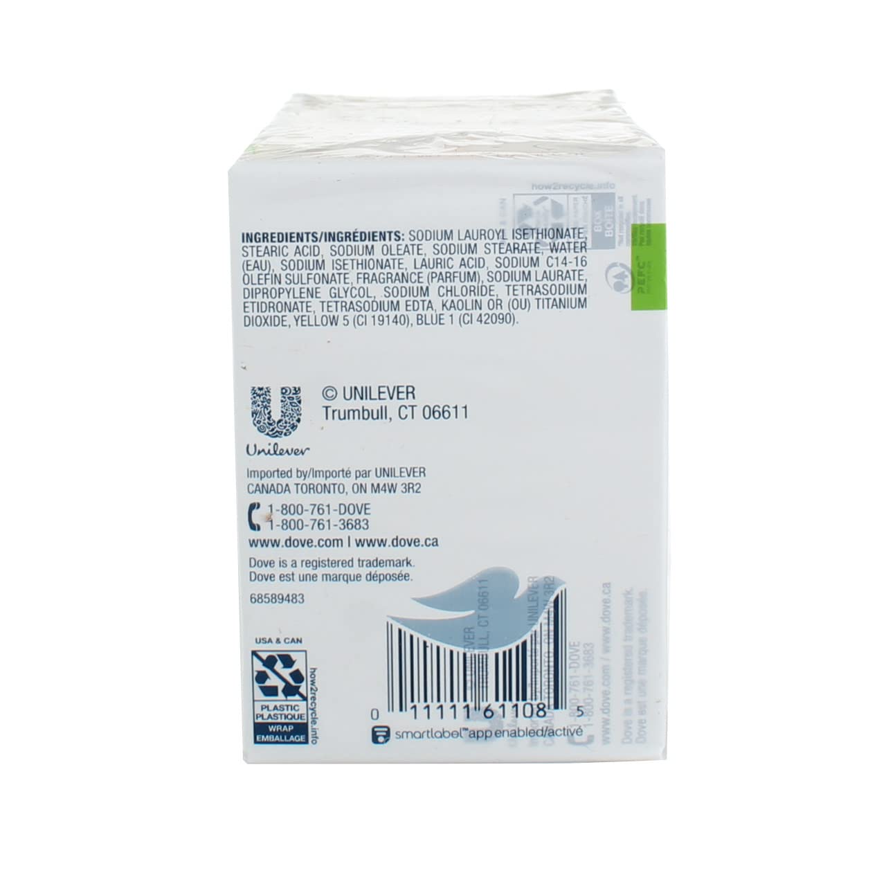 Dove Cool Moisture Moisturizer Cream Bars, Cucumber and Green Tea, 3.75 oz, 4 Ct Beauty & Personal Care Dove