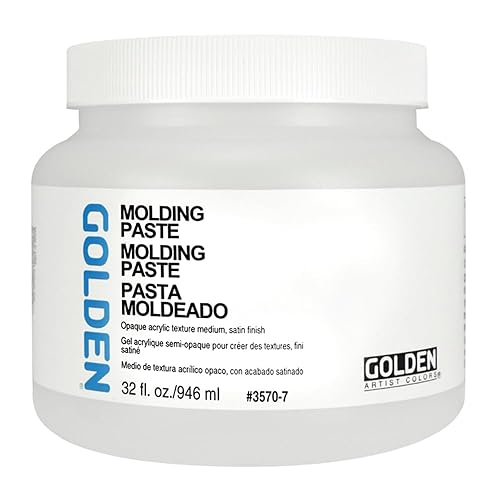 GOLDEN Molding Paste, 32 fl. oz. Jar, Professional Acrylic Paste Medium, Semi-Opaque Beauty & Personal Care GOLDEN