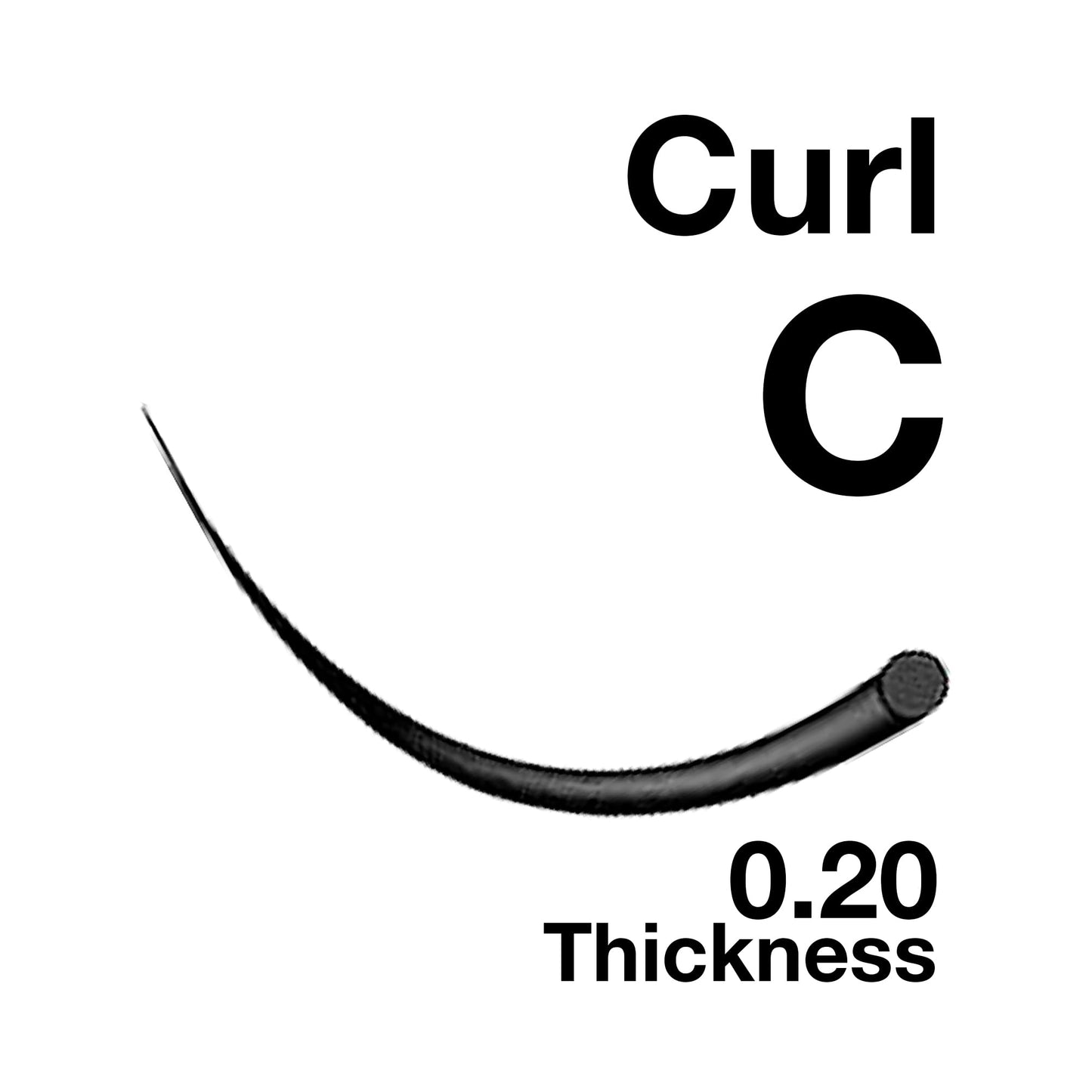 EMILYSTORES Eyelash Extensions 0.20mm Thickness C Curl 14mm Length Natural Looking Individual Volume Eyelashes For Lash Extensions(0.20,C,14mm) Beauty & Personal Care EMILYSTORES