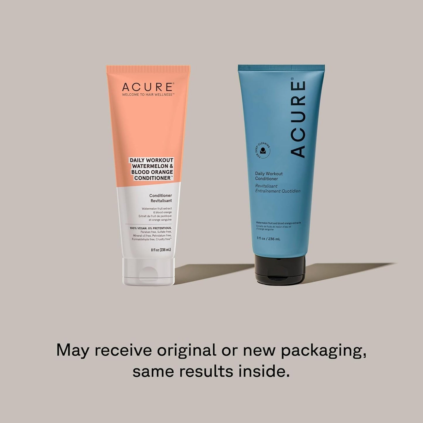 Acure Daily Workout Watermelon Shampoo & Conditioner - Lightweight Hydrating & Clarifying Shampoo and Conditioner for Women & Men w/Oily, Damaged Hair Beauty & Personal Care Acure