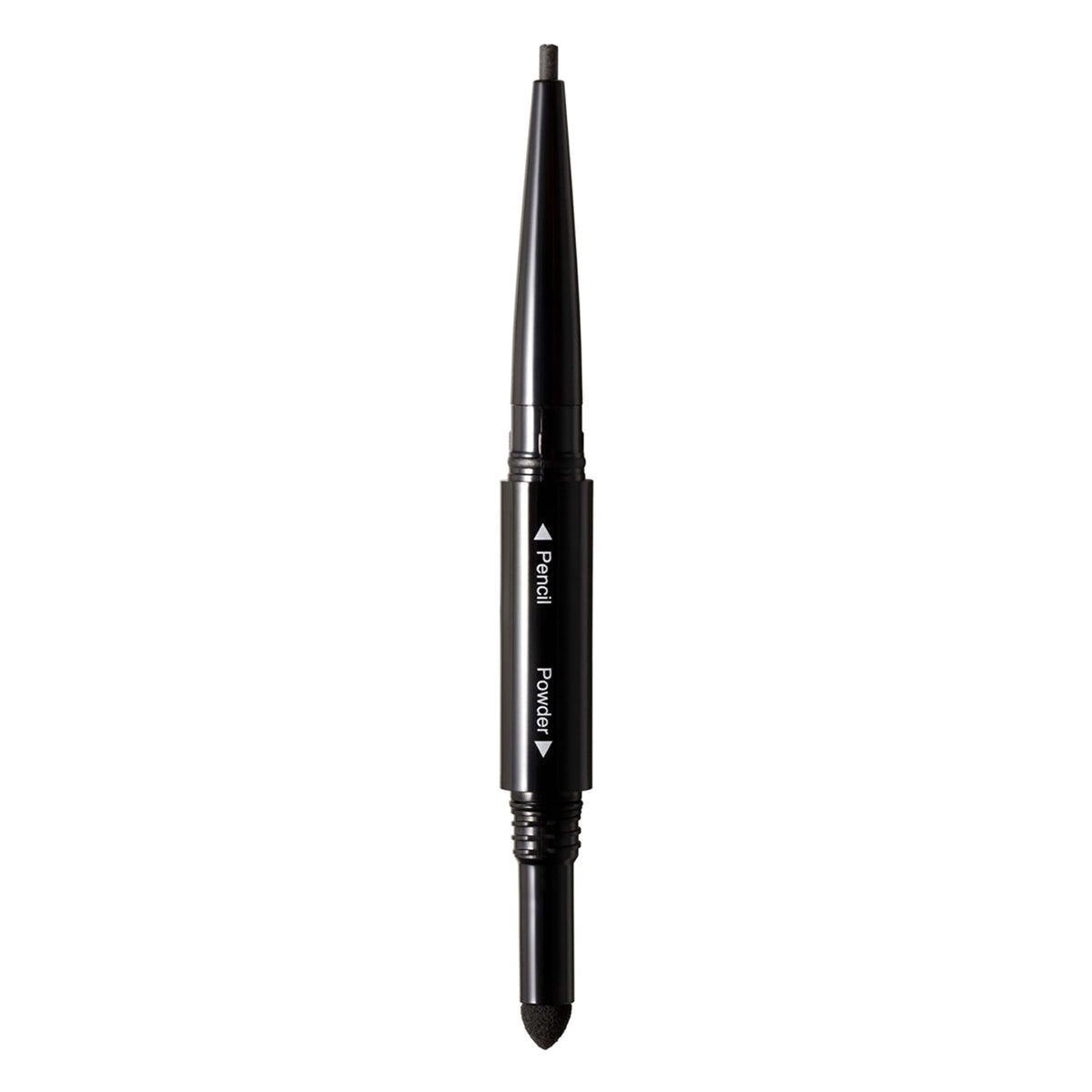 Arches and Halos 2 in 1 Defining Eyebrow Pencil and Powder - Brow Powder with Spoolie Brush - Shape and Fill for Natural Look - Charcoal - 0.017 oz