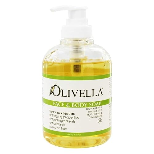 Olivella Virgin Olive Oil Face and Body Liquid Soap 10.14 oz (Pack of 4) Beauty & Personal Care Olivella