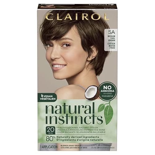 Clairol Natural Instincts, 024, Clove, Med Cool Brown, 2 pk Beauty & Personal Care Clairol