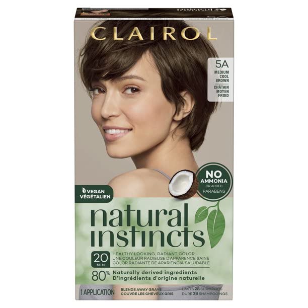 Clairol Natural Instincts, 024, Clove, Med Cool Brown, 2 pk Beauty & Personal Care Clairol