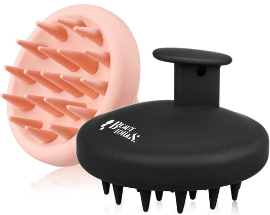 BEAUTLOHAS. Silicone Scalp Massager Shampoo Brush for Shower, Scalp Scrubber with Soft Bristles for Hair Growth & Dandruff Treatment, Wet Dry Hair Beauty & Personal Care BEAUTLOHAS.