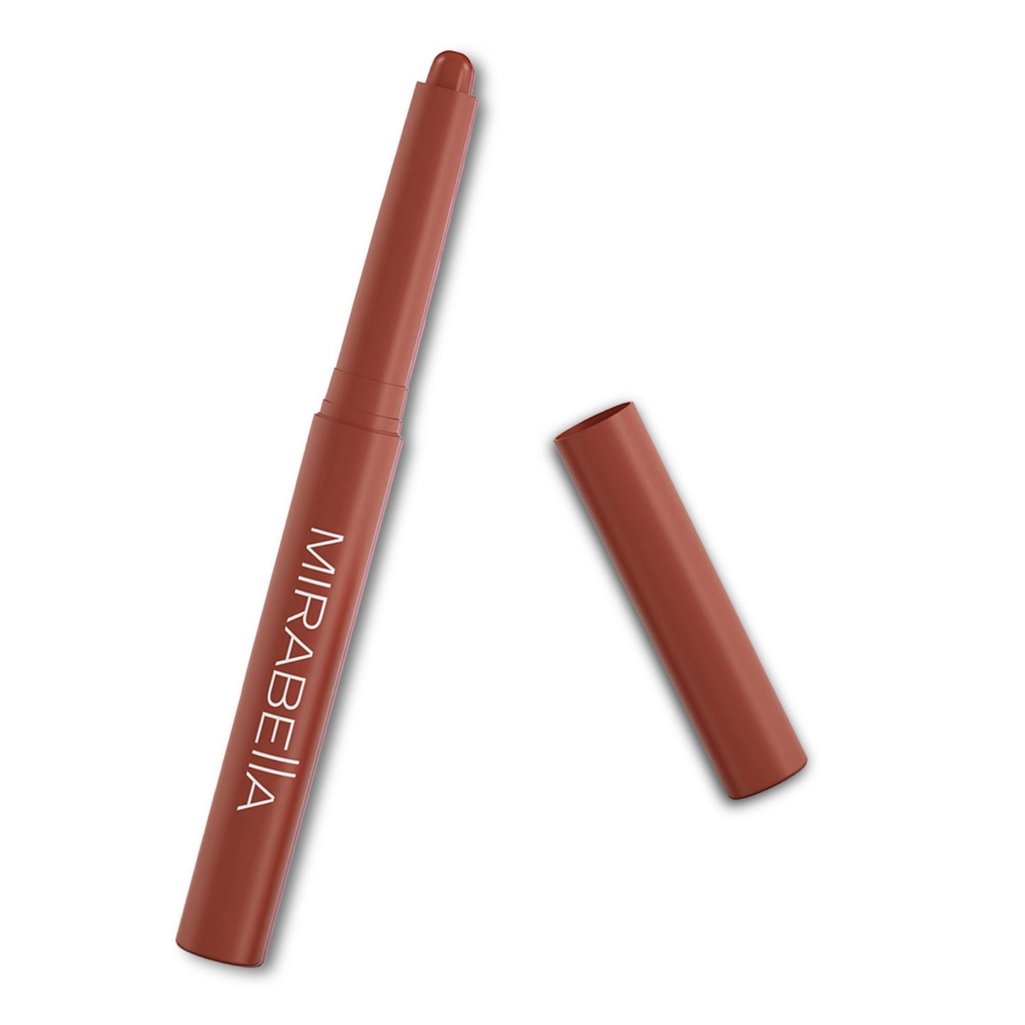Mirabella - Velvet Matte Lip Crayon, Retractable Highly-Pigmented 2-in-1 Makeup, Long-Lasting Hydrating Lipstick Crayon + Lip Liner, Moisturizing Beauty & Personal Care Mirabella
