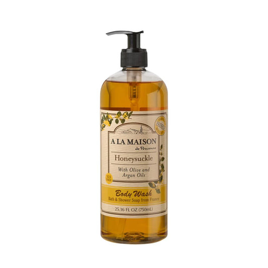 A LA MAISON Hydrating Body Wash Honeysuckle, Uses: Body, Essential Oils, Plant Based, Vegan, Cruelty-Free, Alcohol & Paraben Free (25.36 oz, 1 Pack) Beauty & Personal Care A LA MAISON