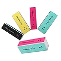 Nail Buffer, Nail Buffer Block, Nail Files and Buffers 4 Way Nail Buffer and Shine Kit - 4 Step Mini Natural Nail Polisher Sanding File Block Beauty & Personal Care BlinkingNails
