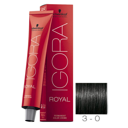 Schwarzkopf Professional Igora Royal Permanent Color Creme, 3-0, Dark Brown, 60 Gram Beauty & Personal Care Schwarzkopf