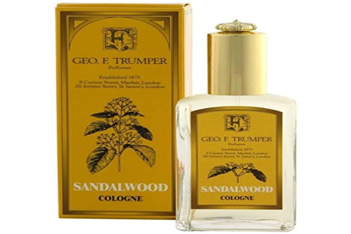 Geo. F. Trumper Sandalwood Cologne in Glass Atomiser Bottle, 50ml Beauty & Personal Care Geo F. Trumper