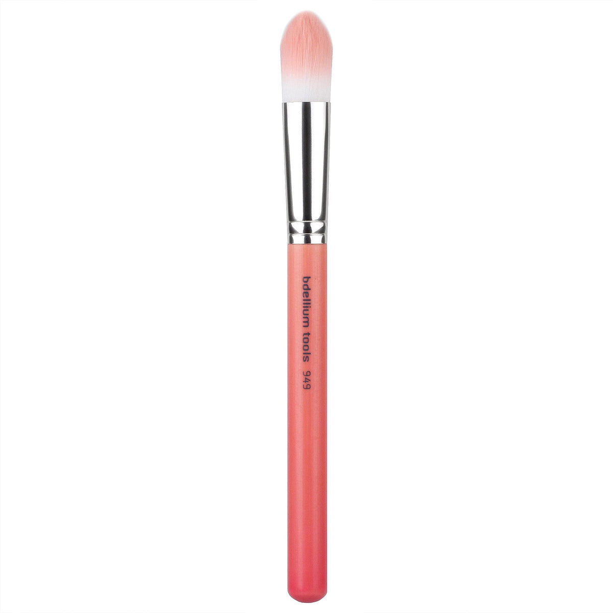 Bdellium Tools Professional Makeup Brush - Pink Bambu Series 949 Pointed Foundation - With Soft Synthetic Fibers, For Foundation & Concealing (Pink