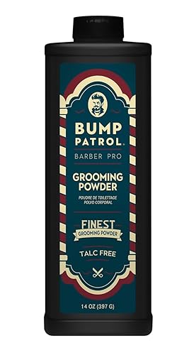 Bump Patrol Barber Pro Grooming Powder - Talc Free Hair and Body Powder for Men, Protects Against Sweat, Odor, and Chafing From Head to Toe for All Beauty & Personal Care Bump Patrol
