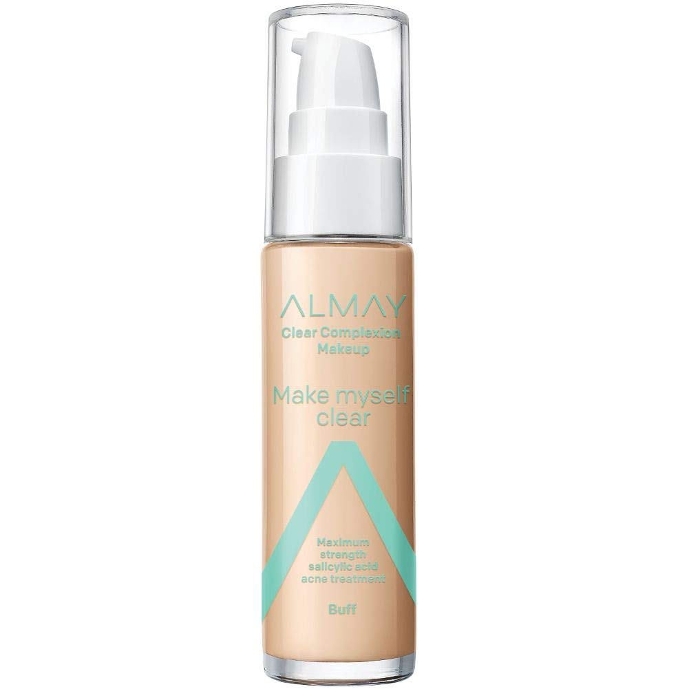 Almay Foundation, Acne Face Makeup with Salicylic Acid, Face Makeup with Skincare Ingredients, Matte Finish, Hypoallergenic, Cruelty Free Beauty & Personal Care Almay