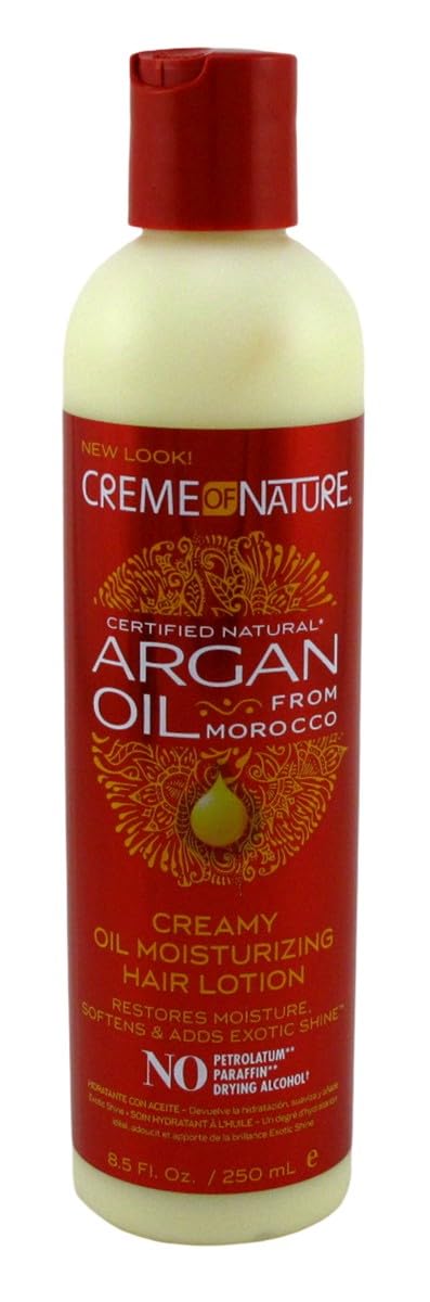 Creme Of Nature Argan Oil Creamy Oil Moisturizer 8.45 Ounce (249ml) (3 Pack) Beauty & Personal Care Creme of Nature