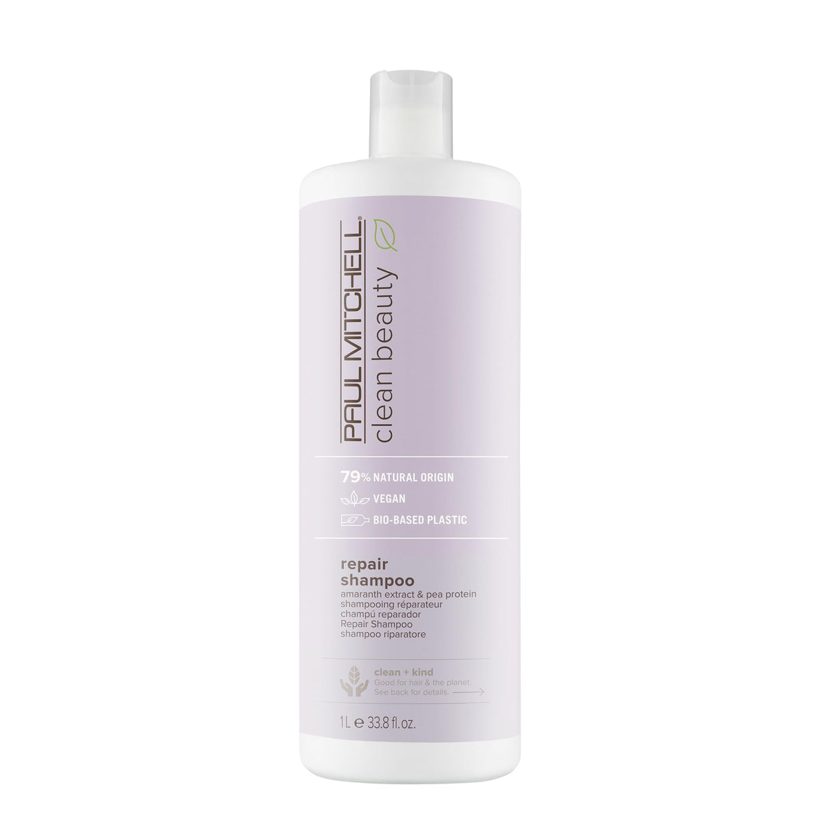Paul Mitchell Clean Beauty Repair Shampoo, Strengthens and Protects, For Damaged, Brittle Hair, 33.8 fl. oz. Beauty & Personal Care Paul Mitchell