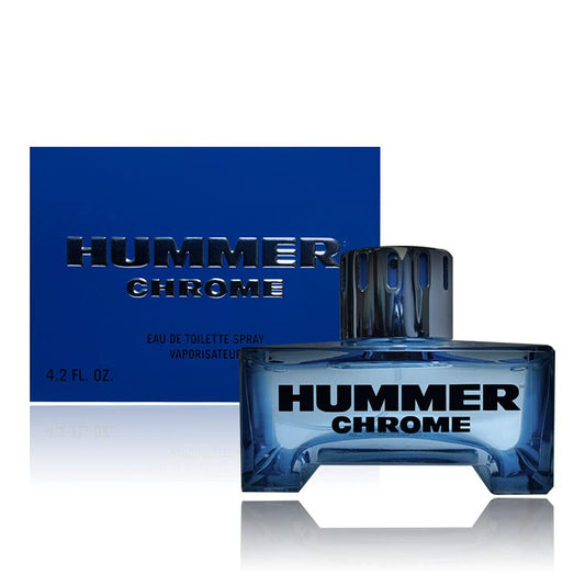 Hummer Chrome Cologne for Men EDT 4.2 oz Beauty & Personal Care Hummer