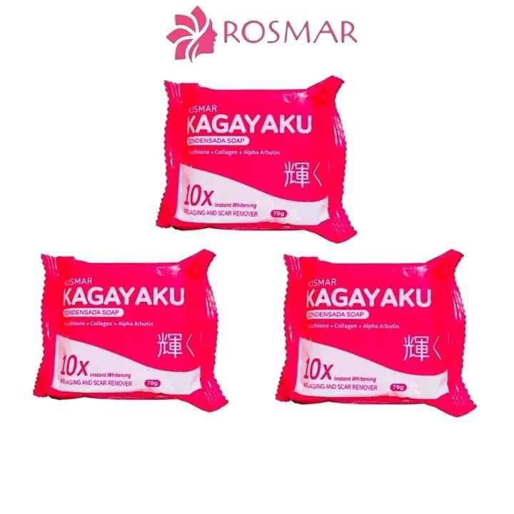 ROSMAR KAGAYAKU 3 Bars CONDENSADA Face & Body Soap, 70g Each Beauty & Personal Care ROSMAR KAGAYAKU