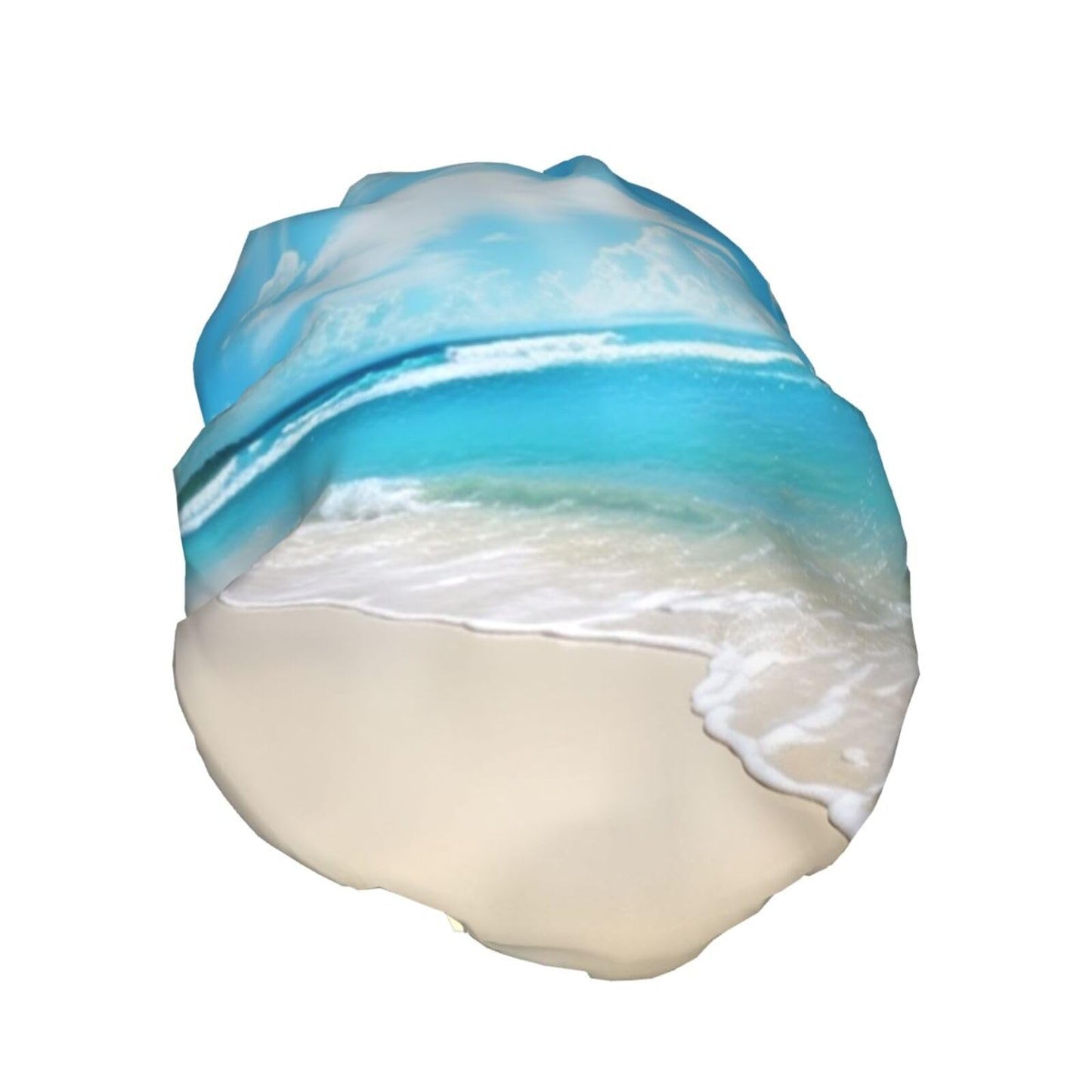 Bright Sunshine Summer Beach Shower Cap for Women Men Large Reusable Shower Bonnet Double-Layer Waterproof Bath Caps Elastic Band Hair Hat for All Beauty and Personal Care BWLHJKE