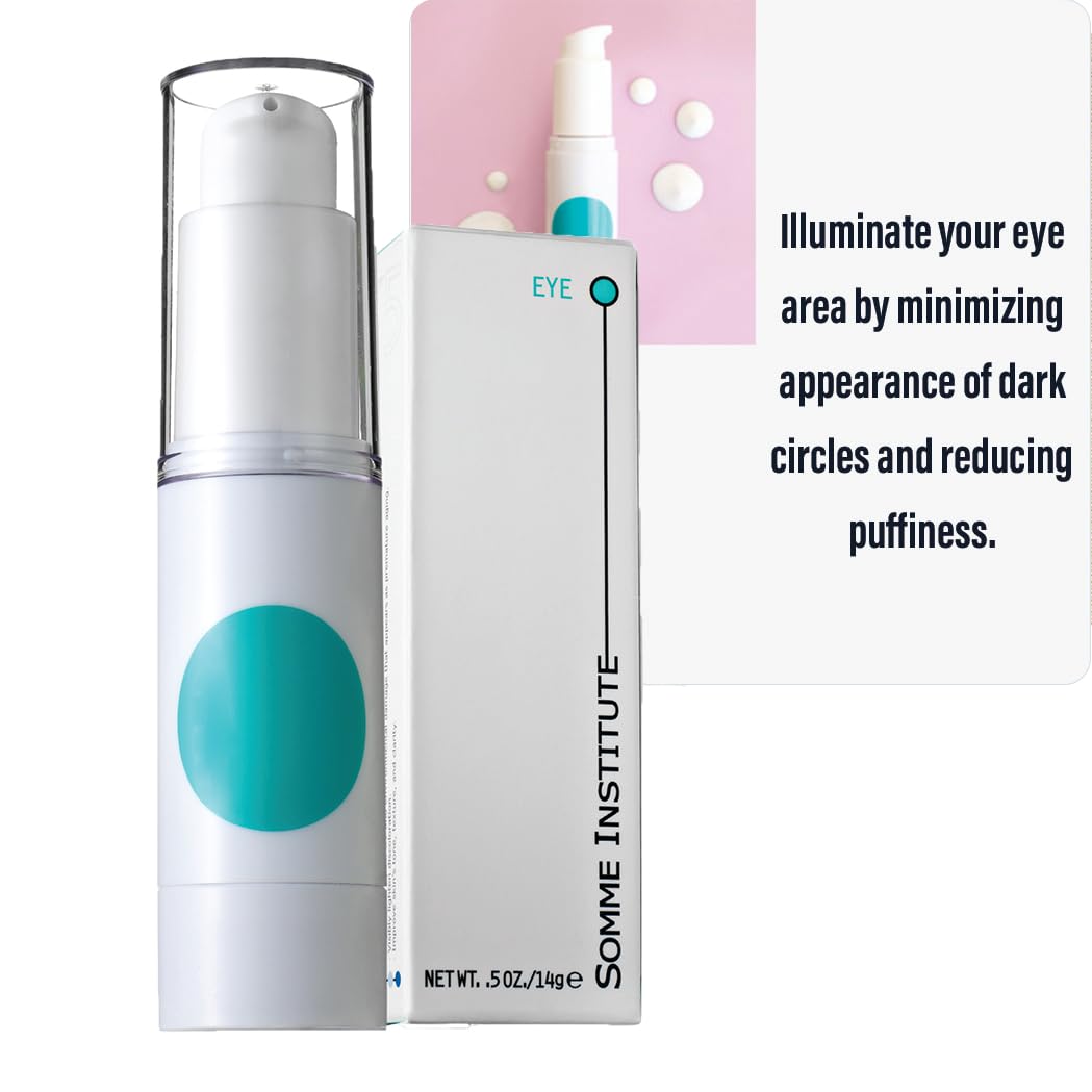 Somme Institute Hyaluronic Acid Eye Cream with MDT5 | for Dark Circles, Puffiness, and Hyperpigmentation | Anti-Aging Cream | Boost Collagen Beauty & Personal Care Somme Institute