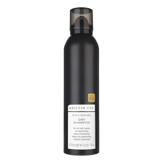 Kristin Ess Volumizing Vitamin C Dry Shampoo Spray for Oily Hair + Frizz - Oil Absorbing Style Extender with Minimal Residue - Powder Spray - Sulfate Beauty and Personal Care Kristin Ess Default Title