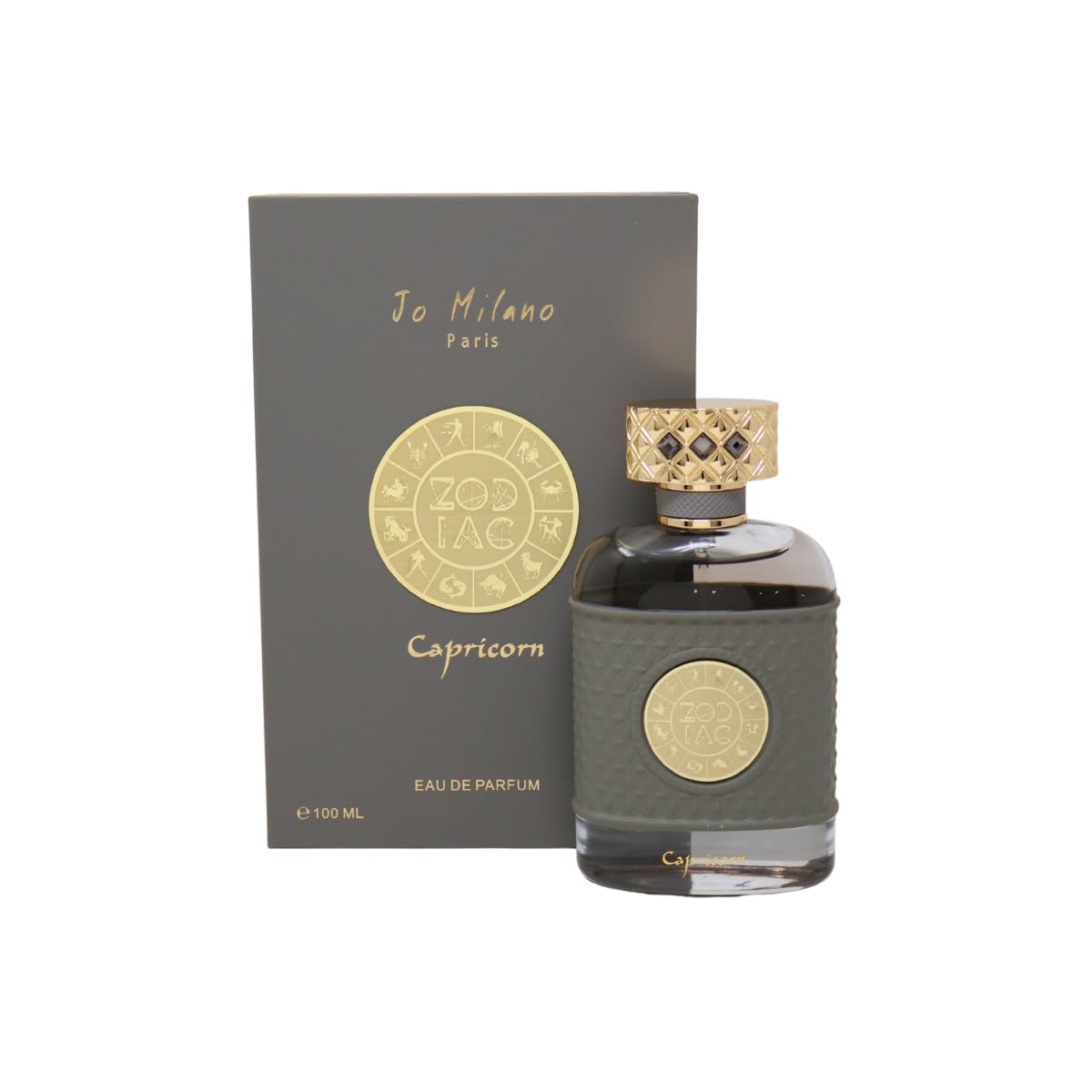Jo Milano Paris Zodiac CAPRICORN Eau de Parfum, 3.4 FL OZ, 100 ML, Grey and Gold Beauty & Personal Care Jo Milano
