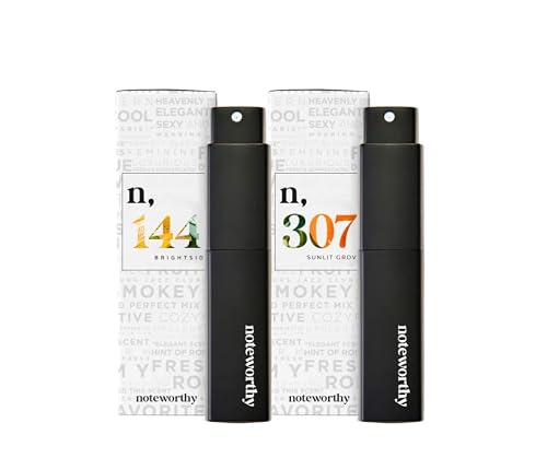 Noteworthy Travel Spray Bundle - Fragrance Set for Men & Women, Long-Lasting Perfume, TSA-Approved, Perfect for Gift Giving (Golden Glow Duo) Beauty & Personal Care Noteworthy