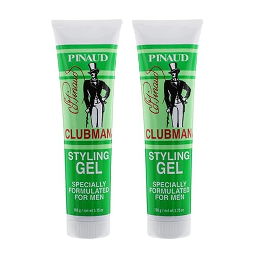 Clubman Styling Gel Tube 3.75 Ounce For Men (111ml) (2 Pack) Beauty & Personal Care Clubman