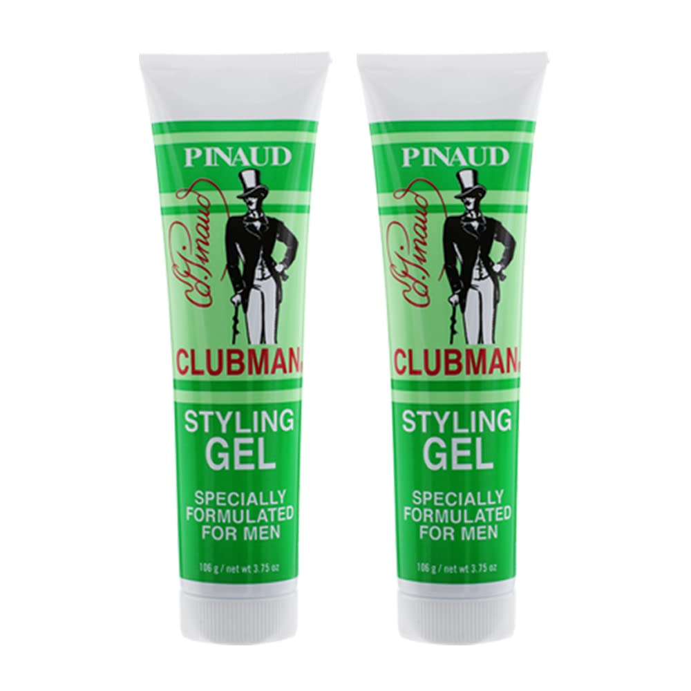 Clubman Styling Gel Tube 3.75 Ounce For Men (111ml) (2 Pack) Beauty & Personal Care Clubman