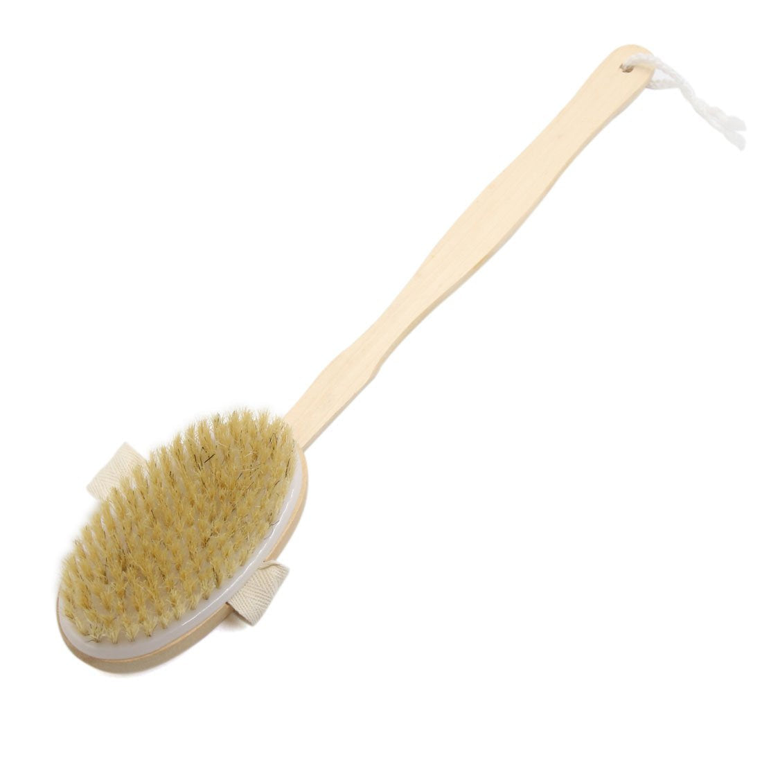 Ruilogod Beige Long Detachable Wooden Handle Bathing Shower Back Brush Spa Scrubber (id: 30f 176 6e8 c24 107 Beauty and Personal Care Ruilogod