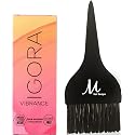 Igora Vibrance 4-33 Medium Brown Matte Extra Demi-Permanent Tone on Tone Alcohol Free Liquid Hair Color 60 ml and M Hair Designs Tint Brush (Bundle) Beauty & Personal Care M Hair Designs