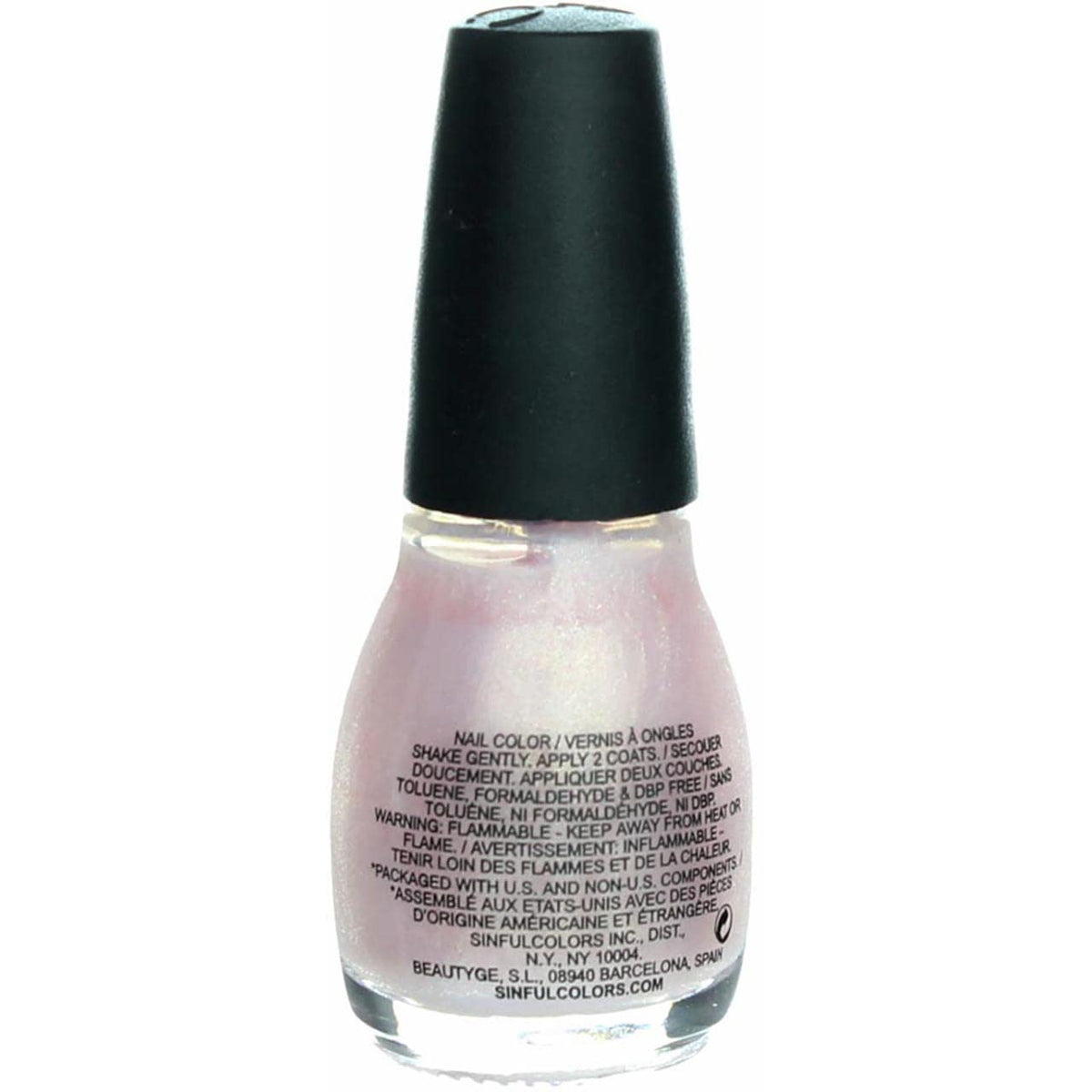 Bari Revlon 6360-70 .5 Oz Glass Pink Professional Nail Polish Beauty & Personal Care SinfulColors
