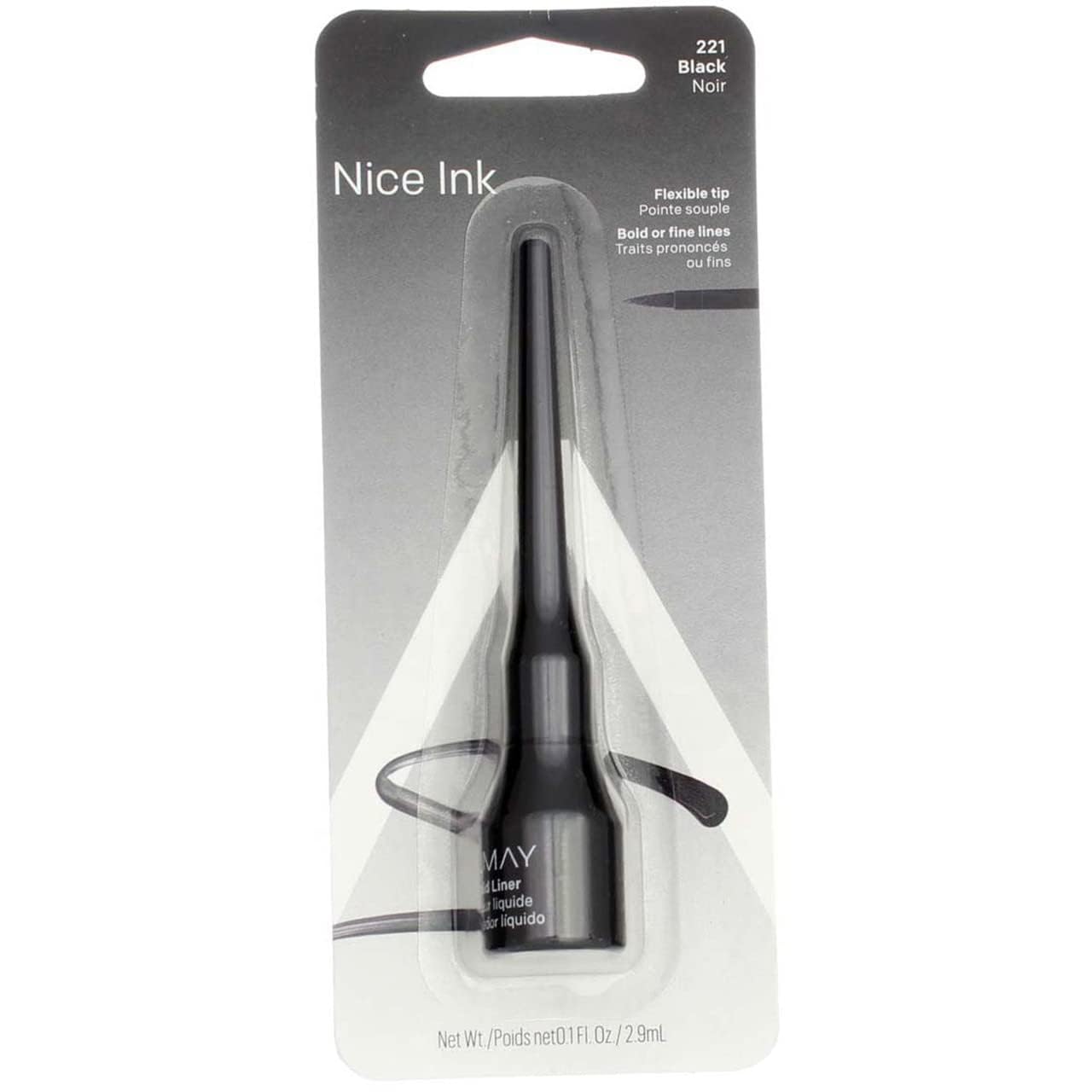 Liquid Eyeliner # 221 Black Noir by Almay for Women - 0.1 oz Eyeliner Beauty & Personal Care Almay