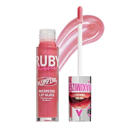 Ruby Kisses Hyaluronic Lip Gloss, High-Shine Volumizing Plumping Hydrating Beauty & Personal Care Ruby Kisses