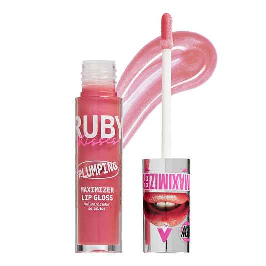 Ruby Kisses Hyaluronic Lip Gloss, High-Shine Volumizing Plumping Hydrating Beauty & Personal Care Ruby Kisses