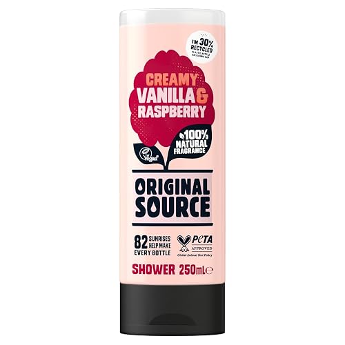 Cussons Vanilla Milk and Raspberry Original Source Shower Gel Beauty & Personal Care ORIGINAL SOURCE