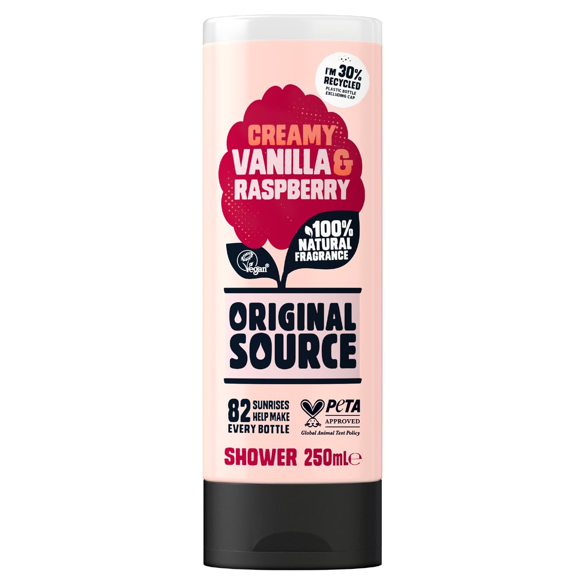 Cussons Vanilla Milk and Raspberry Original Source Shower Gel Beauty & Personal Care ORIGINAL SOURCE
