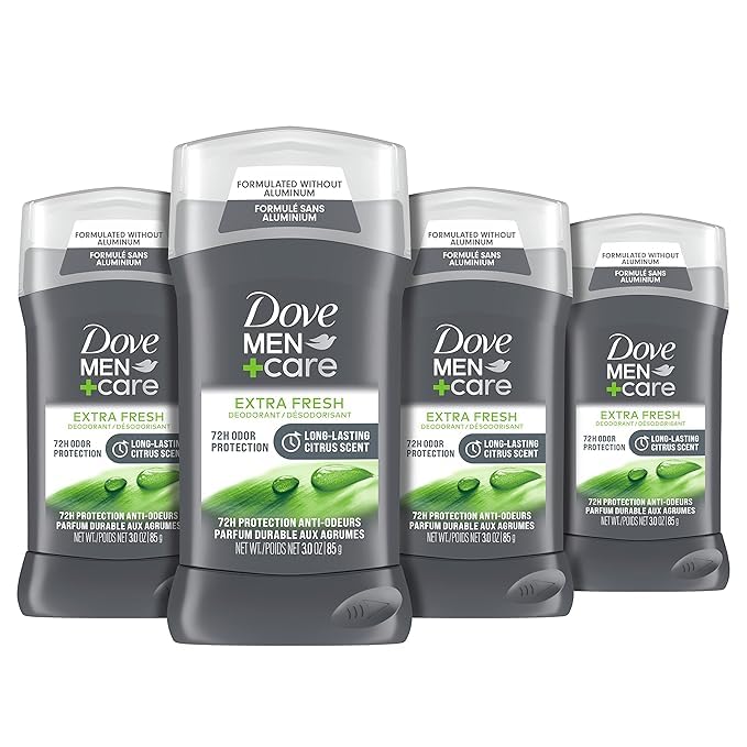 Dove Men + Care Deodorant Stick, Extra Fresh 3 oz (Pack of 5) Beauty and Personal Care Dove