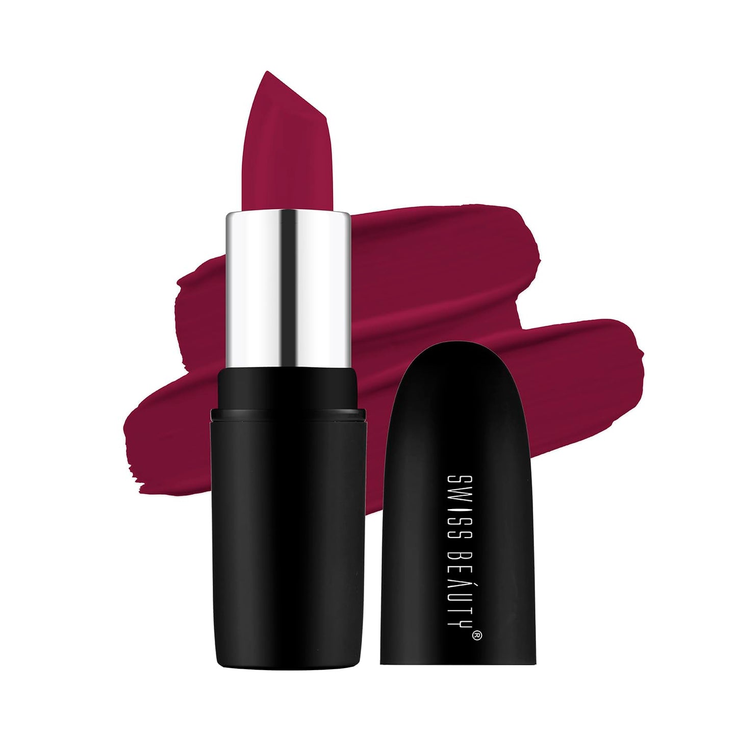 Swiss Beauty Pure Matte Lipstick - 207 Raspberry Beauty & Personal Care SWISS BEAUTY