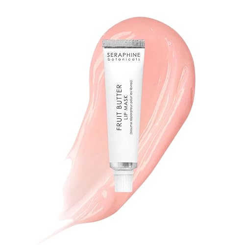 Seraphine Botanicals Fruit Butter Restorative Lip Mask Overnight Gel Balm Repair Dry, Chapped Lips Instant Hydration, Softness & Elasticity with Shea Beauty & Personal Care Seraphine Botanicals