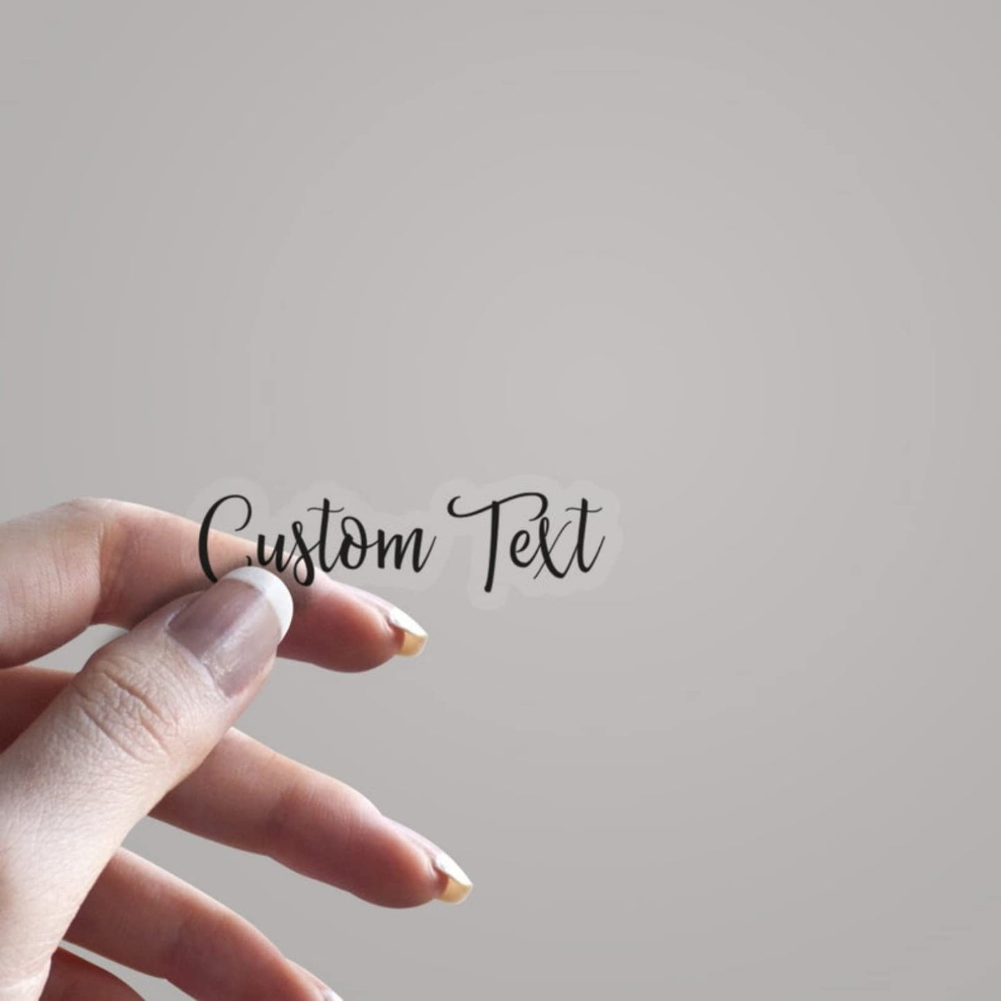 Customized 100 Pieces Clear Labels Private Personalized Lip Gloss Cosmetics etc. Waterproof Sticker. (3.5 X 6CM) Beauty & Personal Care Ter
