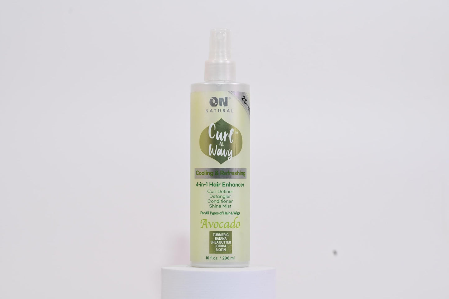 On Natural Curl-N-Wavy 4-in-1 Hair Enhancer For All Hair Texture [Avacado] 10 OZ Beauty & Personal Care On Natural