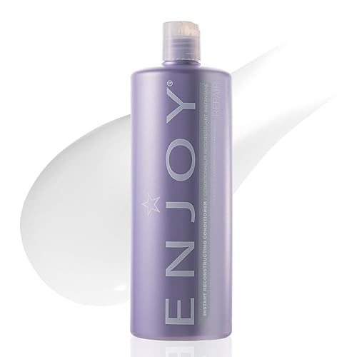 Enjoy Instant Reconstructing Conditioner for Damaged Hair, Lightweight Deep Moisturizing Conditioner with Keratin Amino Acids for Dry, Brittle Beauty & Personal Care Enjoy